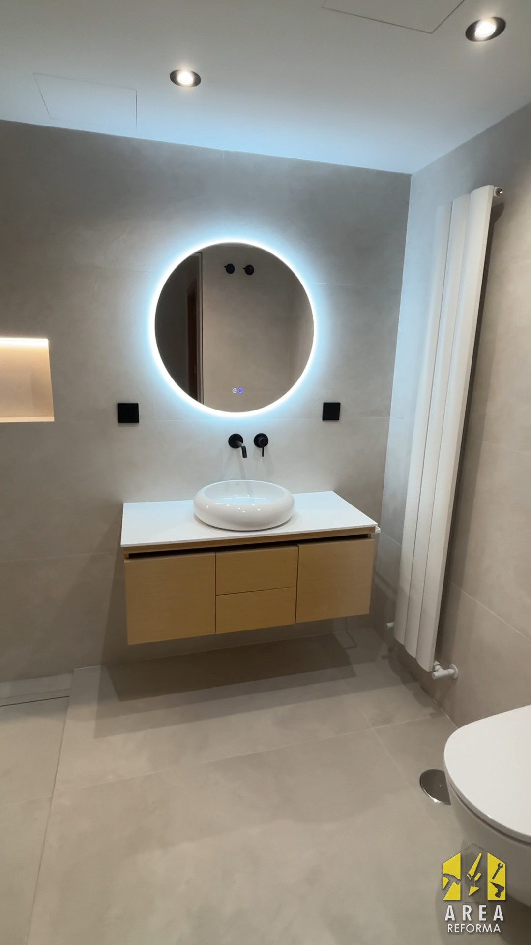 Reforma de baño terminada en Leganés