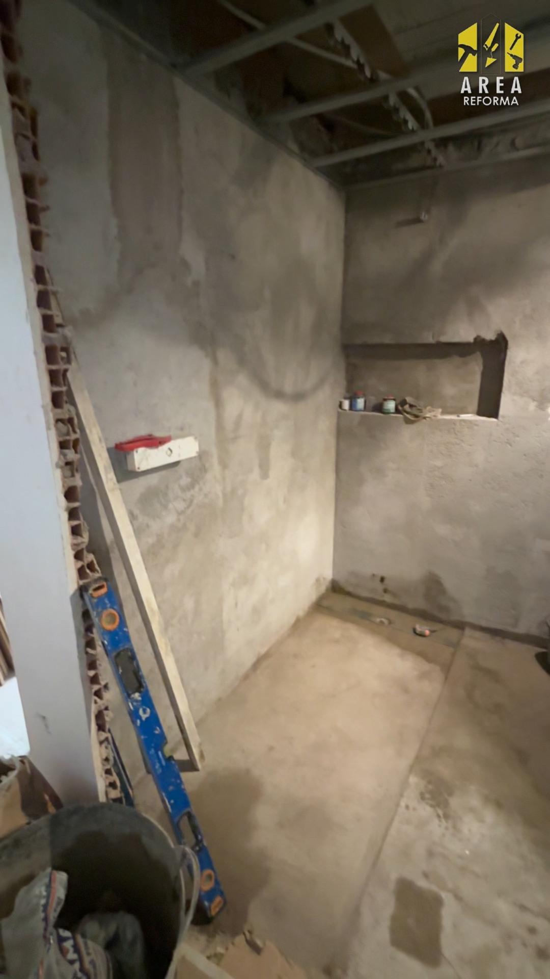 Preparación de la reforma de baño en Leganés