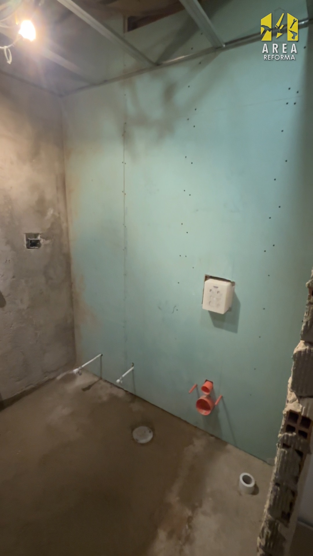 Fase de ejecución de la reforma de baño